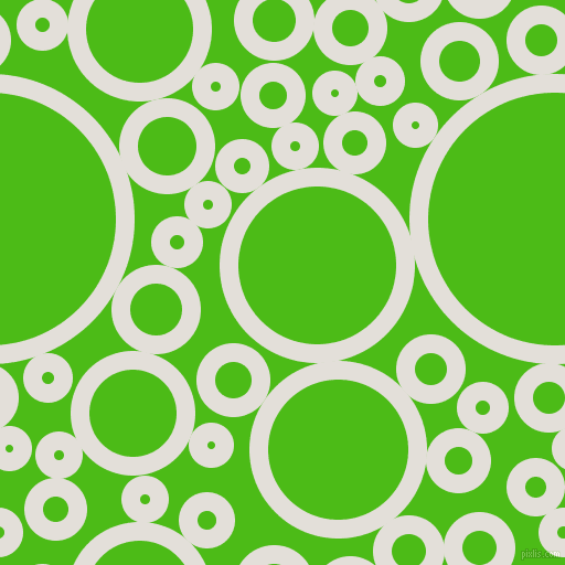 bubbles, circles, sponge, big, medium, small, 17 pixel line width, Vista White and Kelly Green circles bubbles sponge soap seamless tileable
