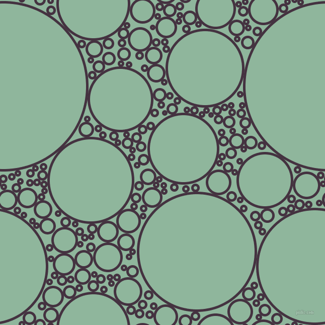 bubbles, circles, sponge, big, medium, small, 5 pixel line width, Voodoo and Summer Green circles bubbles sponge soap seamless tileable