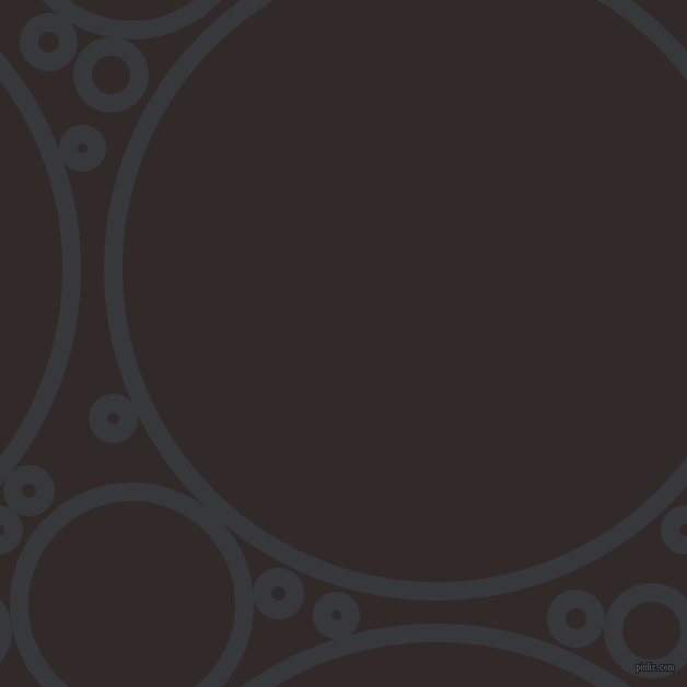 bubbles, circles, sponge, big, medium, small, 17 pixel line width, Vulcan and Livid Brown circles bubbles sponge soap seamless tileable