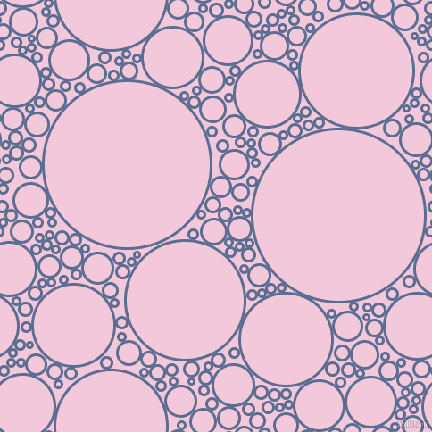bubbles, circles, sponge, big, medium, small, 3 pixel line width, Waikawa Grey and Classic Rose circles bubbles sponge soap seamless tileable