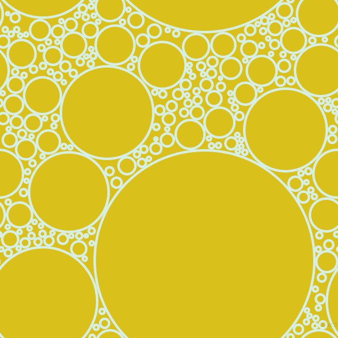 bubbles, circles, sponge, big, medium, small, 5 pixel line width, White Ice and Sunflower circles bubbles sponge soap seamless tileable
