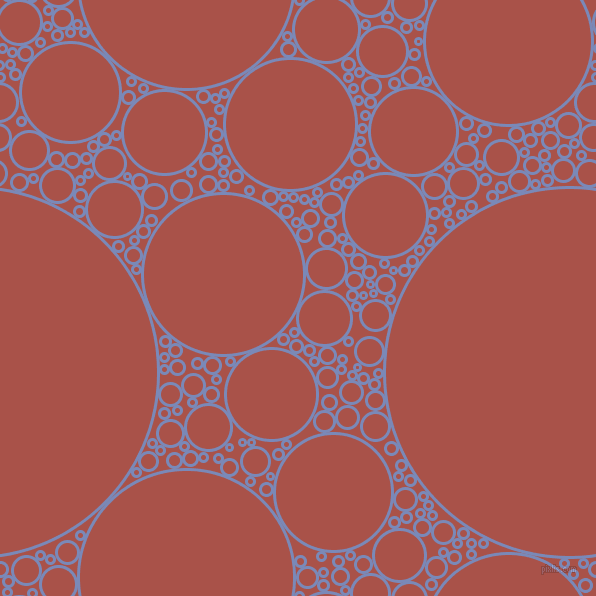bubbles, circles, sponge, big, medium, small, 3 pixel line width, Wild Blue Yonder and Apple Blossom circles bubbles sponge soap seamless tileable
