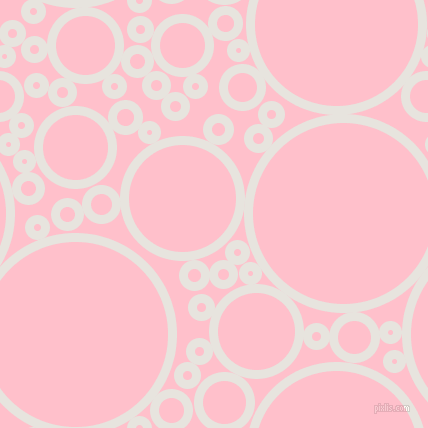 bubbles, circles, sponge, big, medium, small, 9 pixel line width, Wild Sand and Pink circles bubbles sponge soap seamless tileable