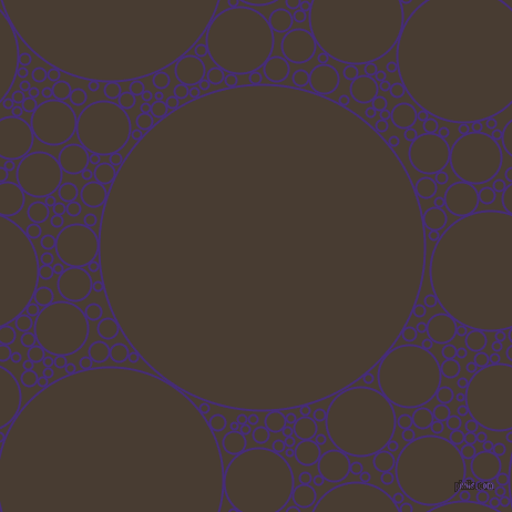 bubbles, circles, sponge, big, medium, small, 2 pixel line width, Windsor and Taupe circles bubbles sponge soap seamless tileable