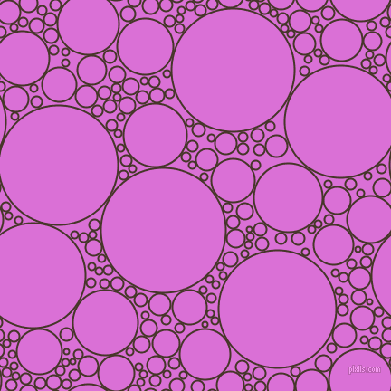 bubbles, circles, sponge, big, medium, small, 2 pixel line width, Woodburn and Orchid circles bubbles sponge soap seamless tileable