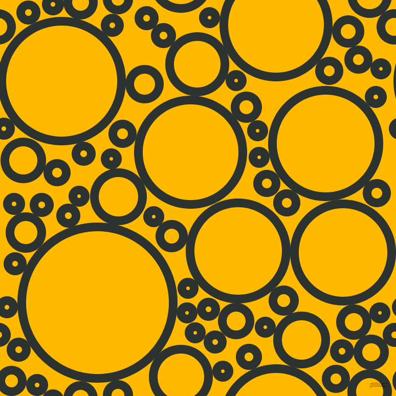 bubbles, circles, sponge, big, medium, small, 17 pixel line width, Woodsmoke and Selective Yellow circles bubbles sponge soap seamless tileable