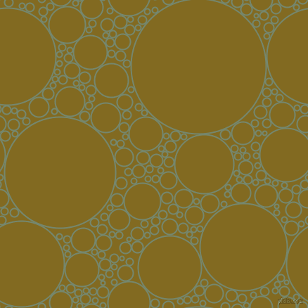 bubbles, circles, sponge, big, medium, small, 2 pixel line width, Xanadu and Yukon Gold circles bubbles sponge soap seamless tileable