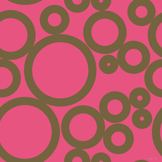 bubbles, circles, sponge, big, medium, small, 33 pixel line width, Yellow Metal and Dark Pink circles bubbles sponge soap seamless tileable