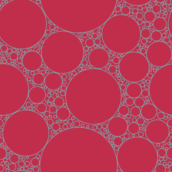 bubbles, circles, sponge, big, medium, small, 2 pixel line width, Ziggurat and Old Rose circles bubbles sponge soap seamless tileable