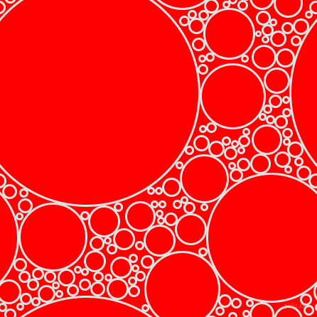 bubbles, circles, sponge, big, medium, small, 3 pixel line width, Zircon and Red circles bubbles sponge soap seamless tileable