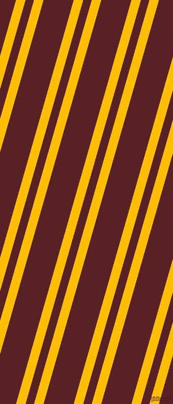 74 degree angle dual striped lines, 18 pixel lines width, 16 and 57 pixel line spacing, Amber and Burnt Crimson dual two line striped seamless tileable