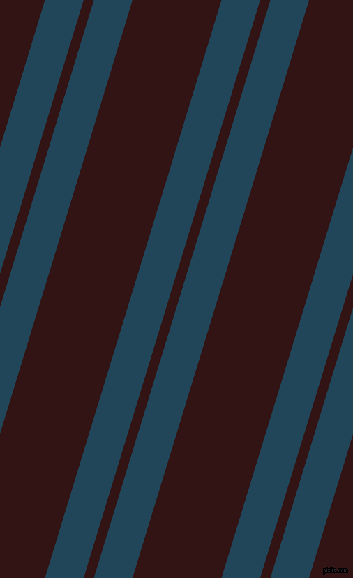 73 degree angle dual stripe line, 53 pixel line width, 14 and 122 pixel line spacing, Astronaut Blue and Seal Brown dual two line striped seamless tileable