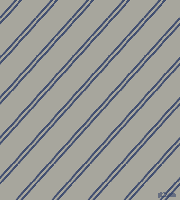 48 degree angles dual striped lines, 4 pixel lines width, 4 and 43 pixels line spacing, Astronaut and Foggy Grey dual two line striped seamless tileable