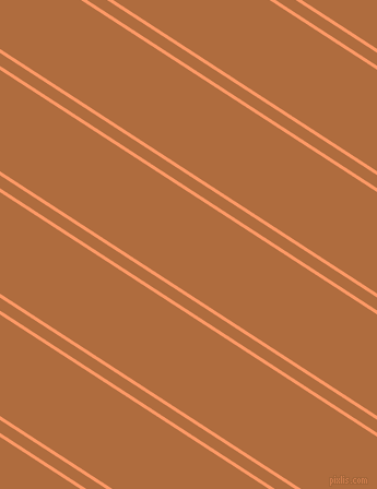 147 degree angle dual striped lines, 3 pixel lines width, 10 and 78 pixel line spacing, Atomic Tangerine and Bourbon dual two line striped seamless tileable