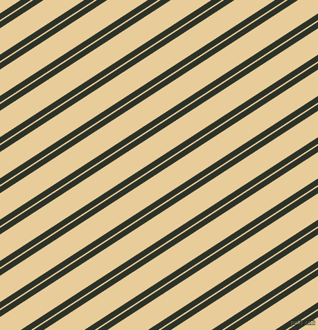 33 degree angles dual stripes lines, 8 pixel lines width, 2 and 32 pixels line spacing, Black Forest and Chamois dual two line striped seamless tileable