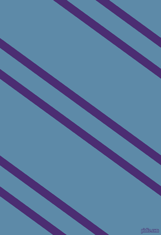 144 degree angle dual stripe line, 16 pixel line width, 34 and 124 pixel line spacing, Blue Diamond and Air Force Blue dual two line striped seamless tileable
