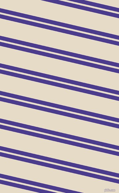 167 degree angles dual striped line, 13 pixel line width, 6 and 55 pixels line spacing, Blue Gem and Half Spanish White dual two line striped seamless tileable
