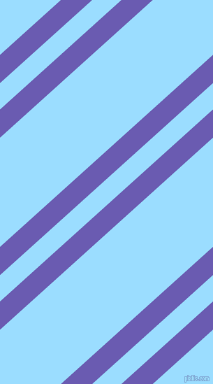 42 degree angles dual stripe line, 30 pixel line width, 28 and 116 pixels line spacing, Blue Marguerite and Columbia Blue dual two line striped seamless tileable
