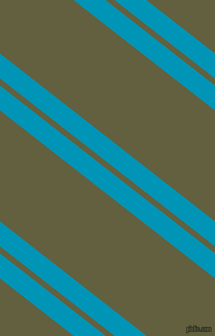 142 degree angle dual stripe line, 28 pixel line width, 8 and 125 pixel line spacing, Bondi Blue and Verdigris dual two line striped seamless tileable