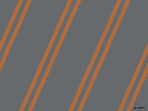 66 degree angles dual stripe line, 14 pixel line width, 14 and 115 pixels line spacing, Bourbon and Mid Grey dual two line striped seamless tileable
