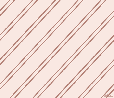 47 degree angle dual striped lines, 4 pixel lines width, 10 and 50 pixel line spacing, Brandy Rose and Wisp Pink dual two line striped seamless tileable