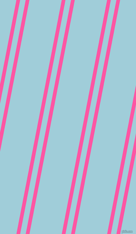 79 degree angle dual striped line, 12 pixel line width, 18 and 104 pixel line spacing, Brilliant Rose and Regent St Blue dual two line striped seamless tileable