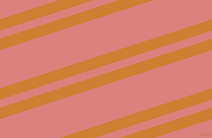 18 degree angles dual stripe lines, 37 pixel lines width, 26 and 124 pixels line spacing, Bronze and Sea Pink dual two line striped seamless tileable