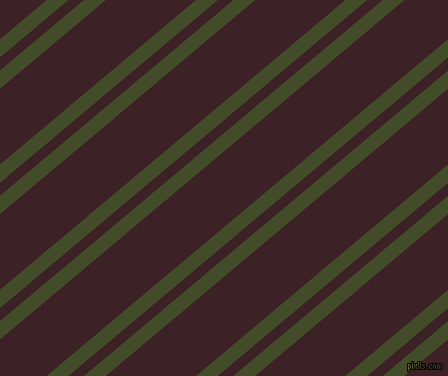 40 degree angle dual stripes line, 14 pixel line width, 10 and 58 pixel line spacing, Bronzetone and Temptress dual two line striped seamless tileable