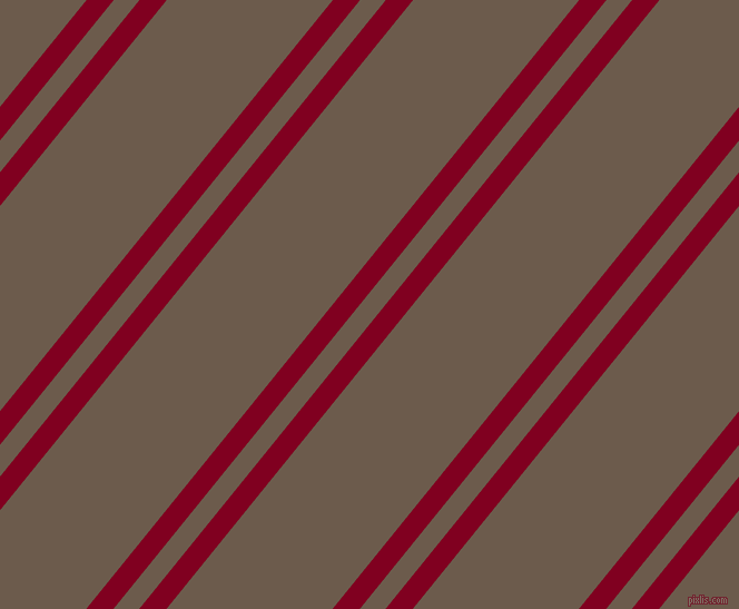 51 degree angles dual stripe lines, 19 pixel lines width, 18 and 116 pixels line spacing, Burgundy and Domino dual two line striped seamless tileable
