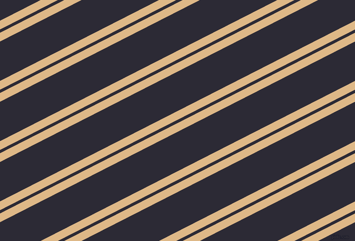27 degree angles dual striped lines, 16 pixel lines width, 6 and 72 pixels line spacing, Burly Wood and Haiti dual two line striped seamless tileable