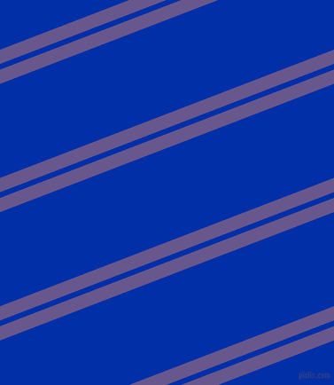21 degree angle dual stripe lines, 15 pixel lines width, 6 and 99 pixel line spacing, Butterfly Bush and International Klein Blue dual two line striped seamless tileable