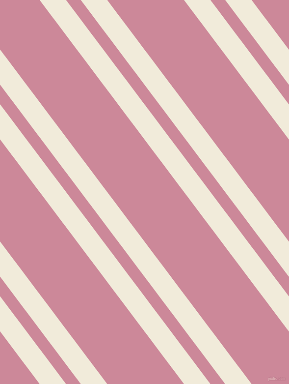 127 degree angles dual stripe line, 43 pixel line width, 24 and 125 pixels line spacing, Buttery White and Puce dual two line striped seamless tileable