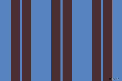 vertical dual lines stripe, 35 pixel lines width, 8 and 78 pixel line spacing, Cab Sav and Havelock Blue dual two line striped seamless tileable