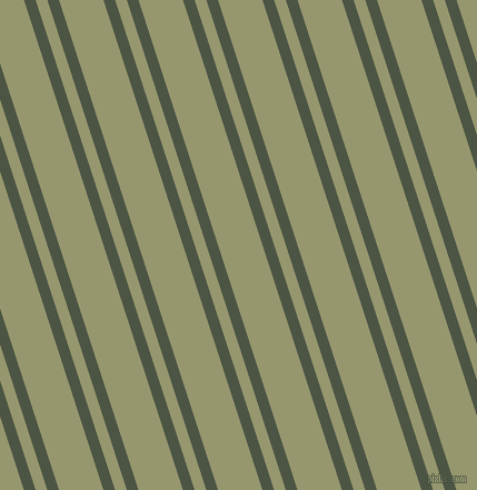 108 degree angles dual stripe lines, 10 pixel lines width, 10 and 38 pixels line spacing, Cabbage Pont and Malachite Green dual two line striped seamless tileable