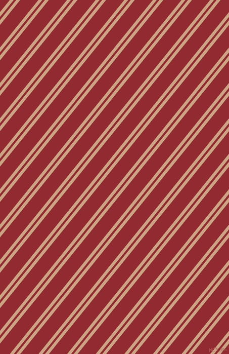 51 degree angle dual stripes line, 6 pixel line width, 4 and 28 pixel line spacingCameo and Bright Red dual two line striped seamless tileable