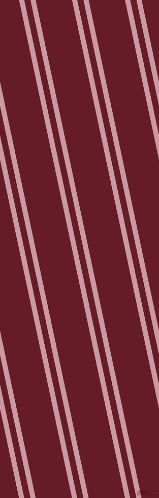 102 degree angles dual stripes lines, 10 pixel lines width, 12 and 70 pixels line spacing, Careys Pink and Pohutukawa dual two line striped seamless tileable