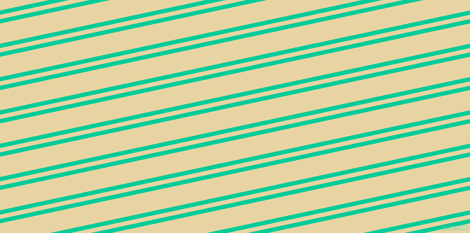 12 degree angles dual striped lines, 6 pixel lines width, 6 and 28 pixels line spacing, Caribbean Green and Hampton dual two line striped seamless tileable