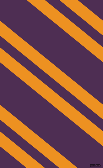 141 degree angles dual striped line, 38 pixel line width, 30 and 108 pixels line spacing, Carrot Orange and Hot Purple dual two line striped seamless tileable