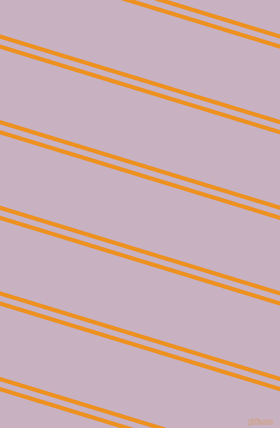 163 degree angles dual stripes lines, 6 pixel lines width, 8 and 99 pixels line spacing, Carrot Orange and Maverick dual two line striped seamless tileable
