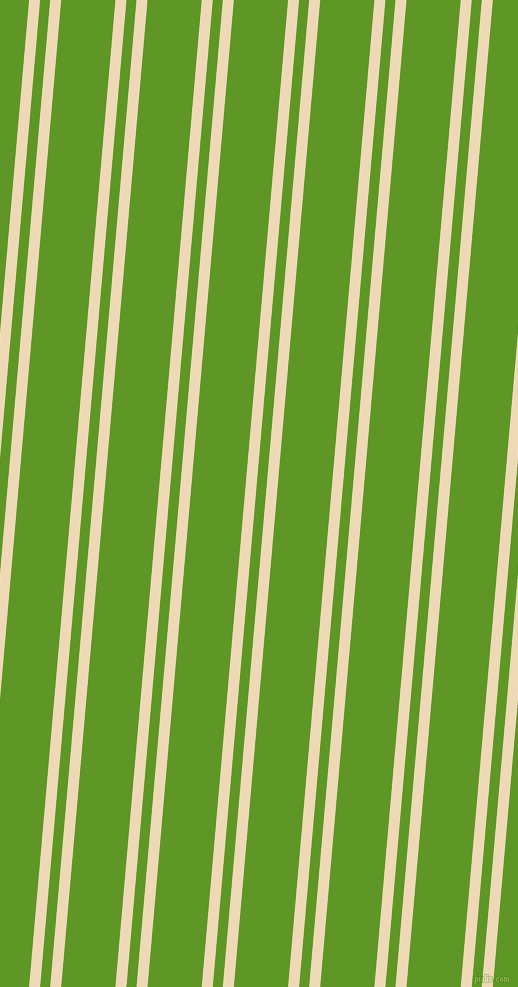 85 degree angle dual stripe line, 11 pixel line width, 10 and 54 pixel line spacing, Champagne and Limeade dual two line striped seamless tileable