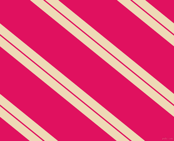 141 degree angles dual striped line, 27 pixel line width, 4 and 120 pixels line spacing, Champagne and Ruby dual two line striped seamless tileable