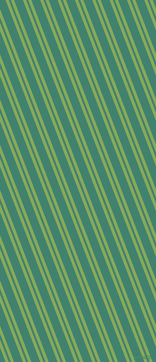 111 degree angle dual stripe lines, 6 pixel lines width, 4 and 17 pixel line spacing, Chelsea Cucumber and Viridian dual two line striped seamless tileable