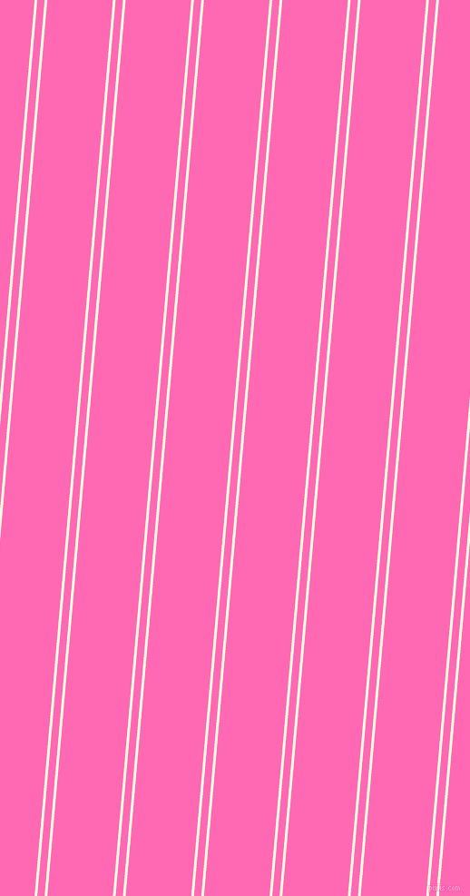 85 degree angle dual stripe lines, 3 pixel lines width, 8 and 72 pixel line spacing, Chilean Heath and Hot Pink dual two line striped seamless tileable