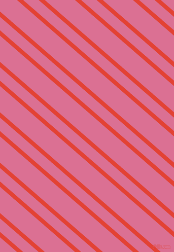139 degree angles dual stripe lines, 8 pixel lines width, 20 and 39 pixels line spacing, Cinnabar and Pale Violet Red dual two line striped seamless tileable