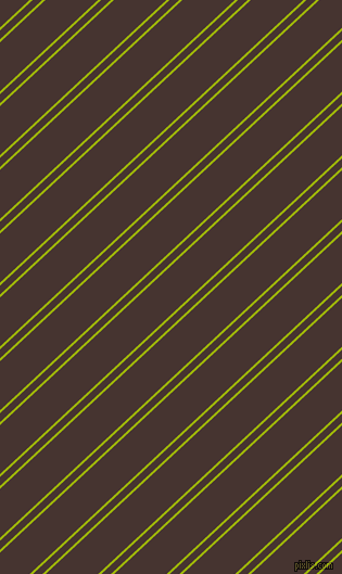 43 degree angles dual stripes lines, 2 pixel lines width, 6 and 33 pixels line spacing, Citrus and Cedar dual two line striped seamless tileable