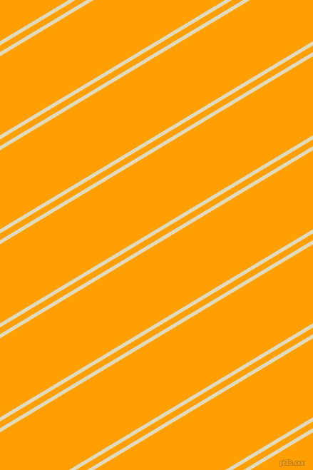 31 degree angles dual stripes lines, 5 pixel lines width, 8 and 95 pixels line spacing, Coconut Cream and Orange Peel dual two line striped seamless tileable