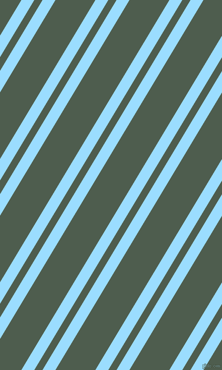 59 degree angle dual stripes lines, 22 pixel lines width, 14 and 68 pixel line spacing, Columbia Blue and Nandor dual two line striped seamless tileable