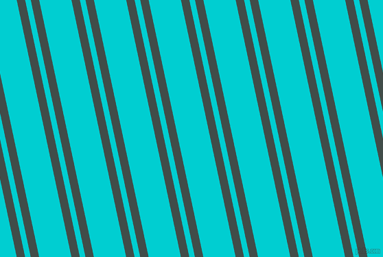 102 degree angle dual striped line, 12 pixel line width, 8 and 46 pixel line spacing, Corduroy and Dark Turquoise dual two line striped seamless tileable