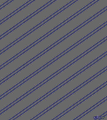 35 degree angles dual striped line, 4 pixel line width, 4 and 30 pixels line spacing, Corn Flower Blue and Dim Gray dual two line striped seamless tileable