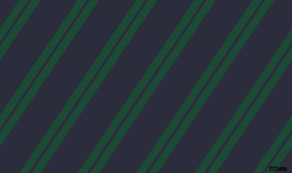 56 degree angle dual stripe line, 15 pixel line width, 6 and 63 pixel line spacing, County Green and Black Rock dual two line striped seamless tileable